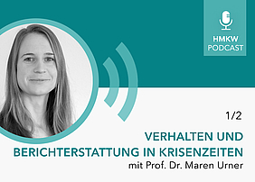 HMKW Podcast Ausgabe 3, Episode 1: Neurowissenschaftlerin Prof. Dr. Maren Urner im Gespräch mit HMKW-Student Fiete Kretschmer.