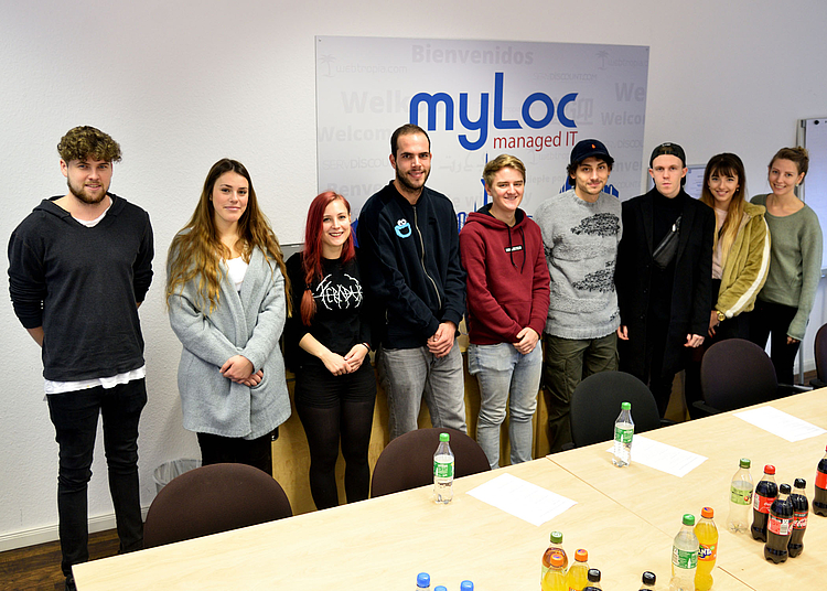 Kölner HMKW-Studierende zu Gast beim Düsseldorfer Hostingdienstleister myLoc managed IT