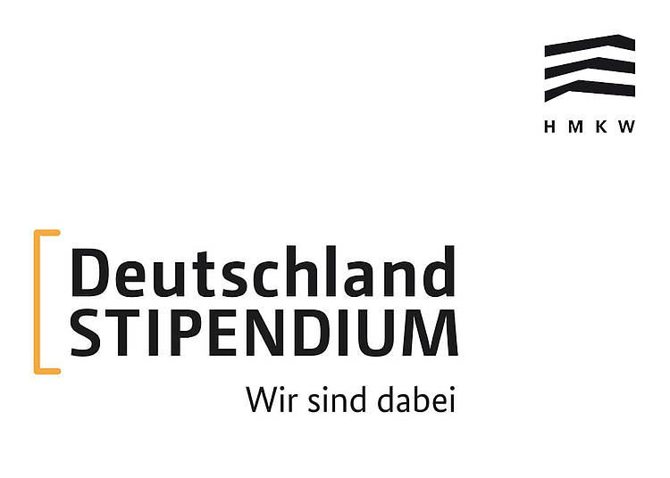 Logos of the Deutschlandstipendium and HMKW