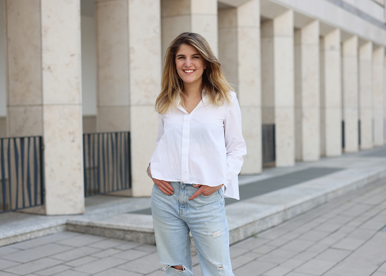 Hannah Löhr got to know the agency where she works as a social media consultant and content creator during her internship at university. Photo: private