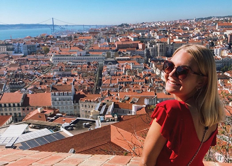 Julia Flamm really enjoyed her internship abroad and would recommend it to any student.