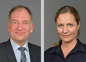 Prof. Dr. Sven Dierks, Prof. Dr. Eva-Maria Eick. Fotos: Werner Siess