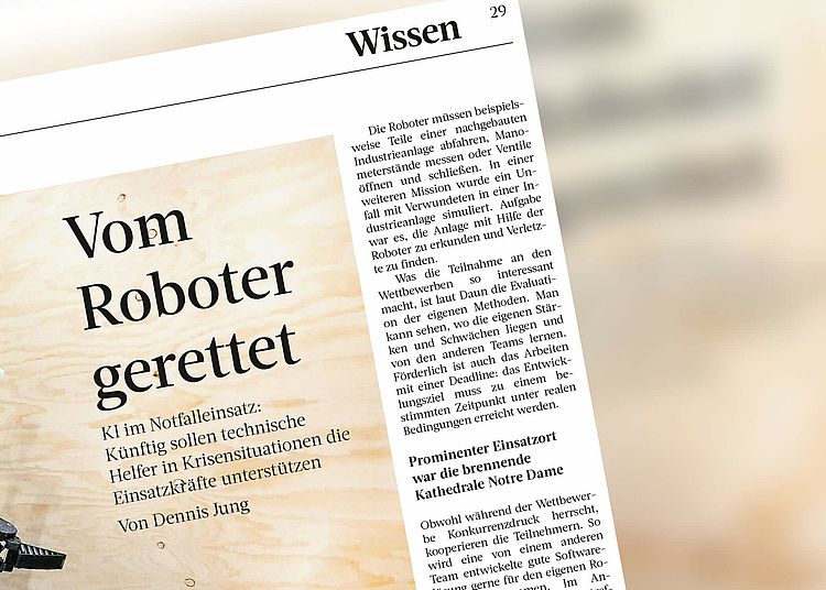 HMKW Student Dennis Jung in Artikelserie zu Künstlicher Intelligenz in der Frankfurter Rundschau