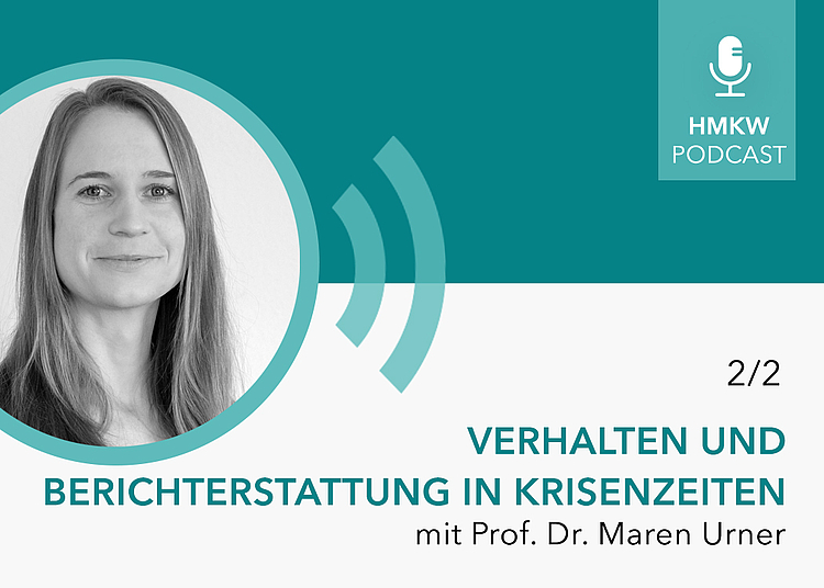 HMKW Podcast Ausgabe 3, Episode 2: Neurowissenschaftlerin Prof. Dr. Maren Urner im Gespräch mit HMKW-Student Fiete Kretschmer.